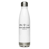 Slow And Steady Media Stainless Steel Water Bottle